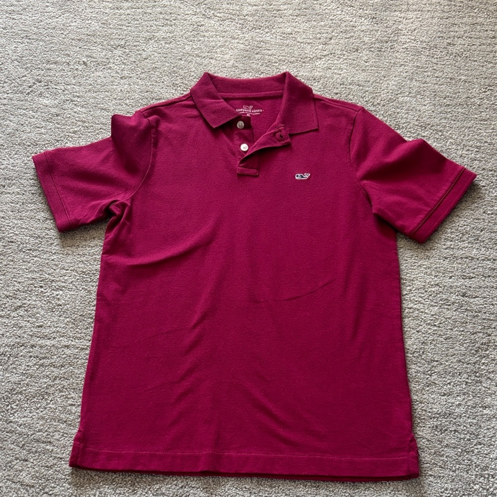 Boys Vineyard Vines cotton polo size M